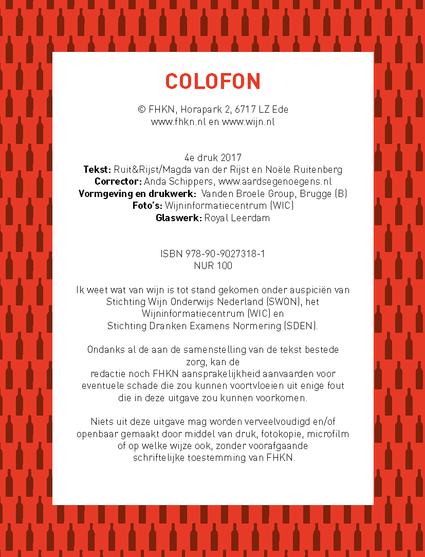 Cursusboekje Ik weet wat van wijn SDEN-1